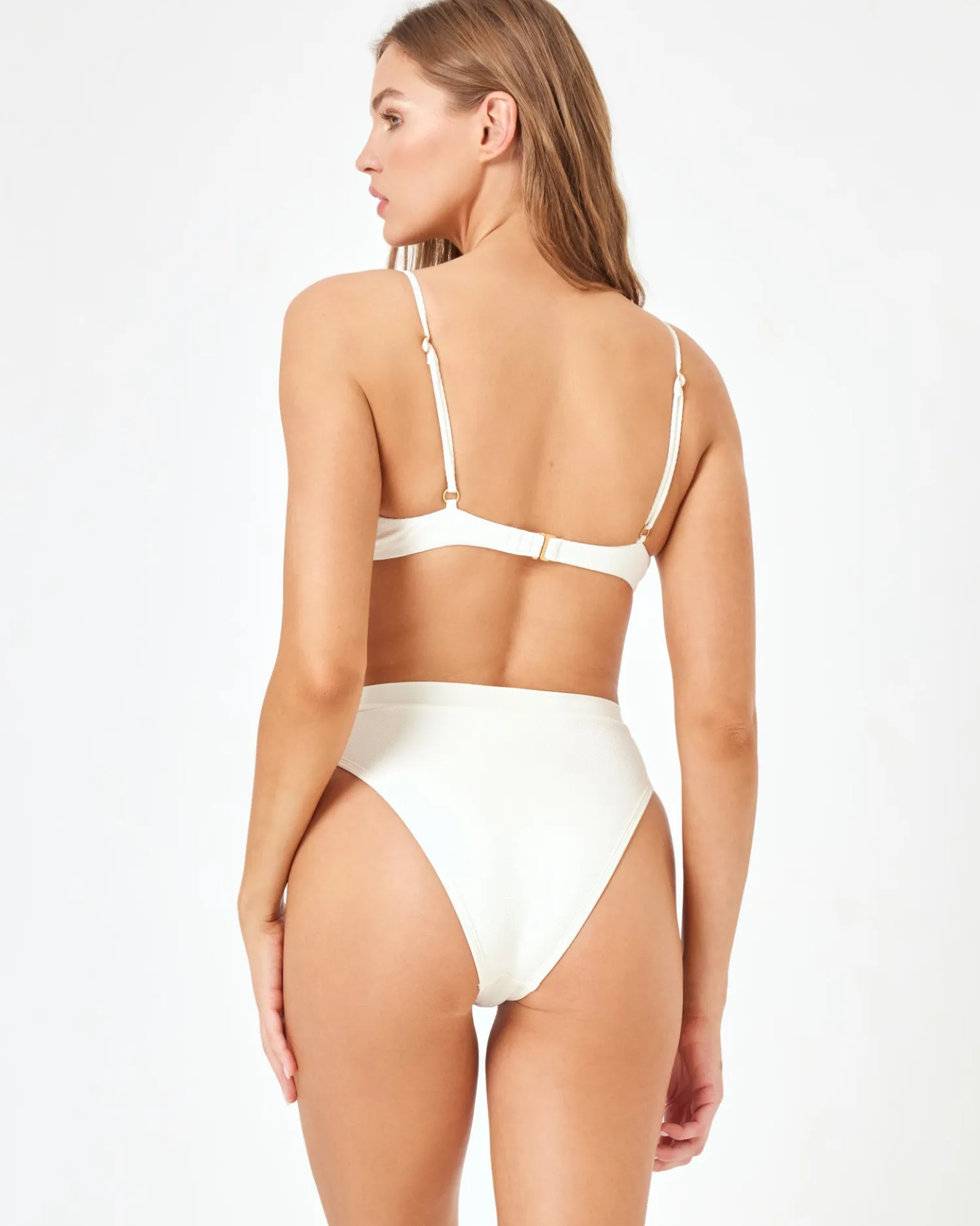 Outlet Sunrise Shell Bikini Top - Cream Underwire|Bikini Tops