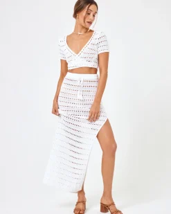 New Sweetest Thing Skirt - Cream Sets|Cover-ups