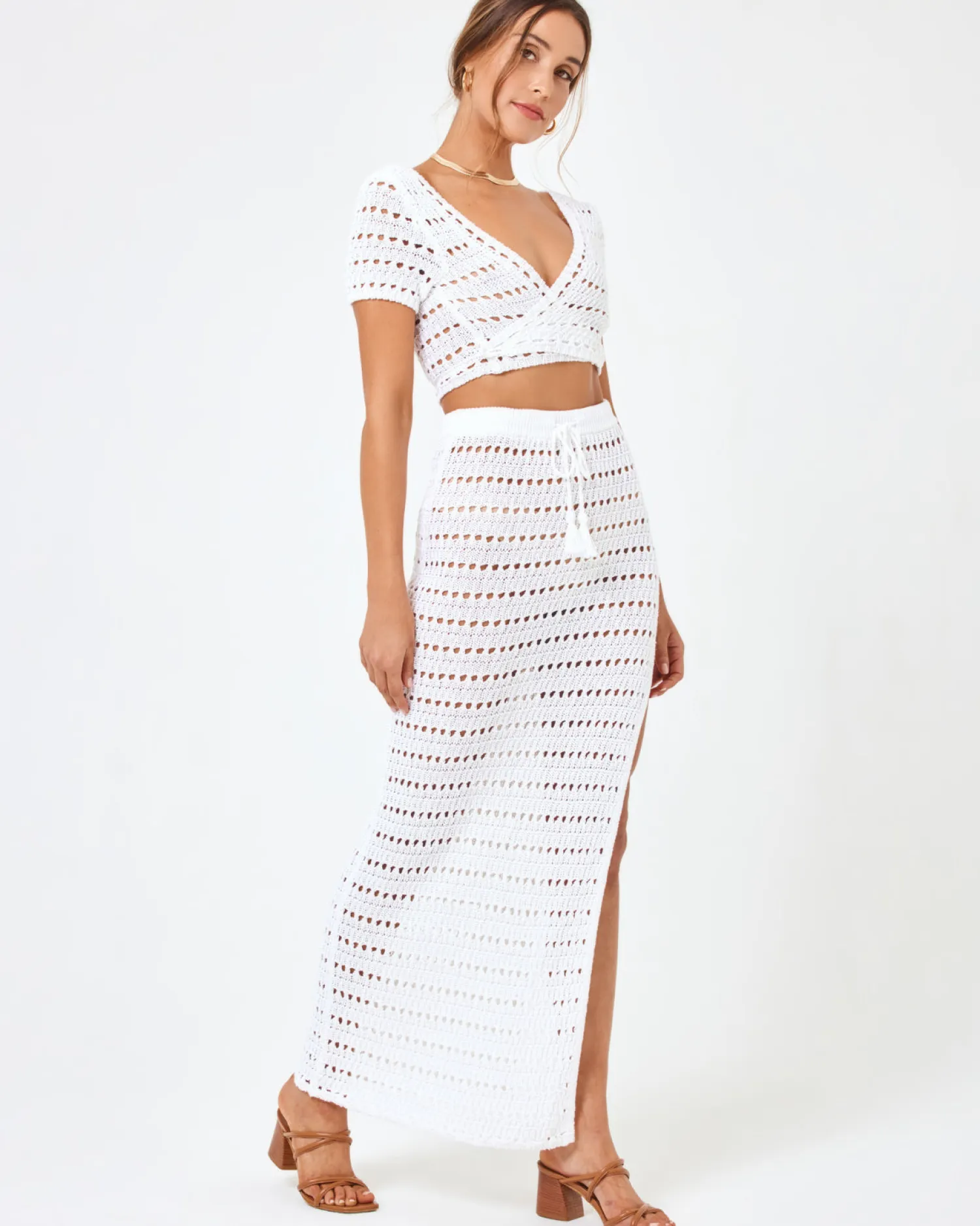 New Sweetest Thing Skirt - Cream Sets|Cover-ups