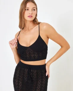 Fashion Sweet Talk Top - Black Sets|Tops