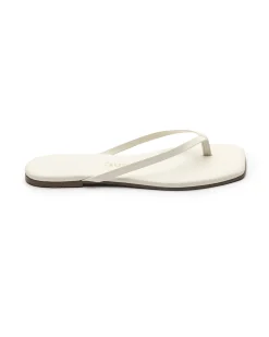 Online TKEES Square Toe Lily Sandals - Cream Sandals