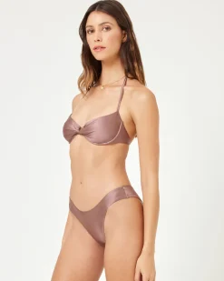 Sale Toni Bikini Top - Smoky Quartz Underwire|Bikini Tops