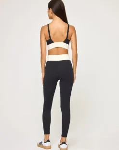 Best Unmatched Legging - Black-Cream Bottoms