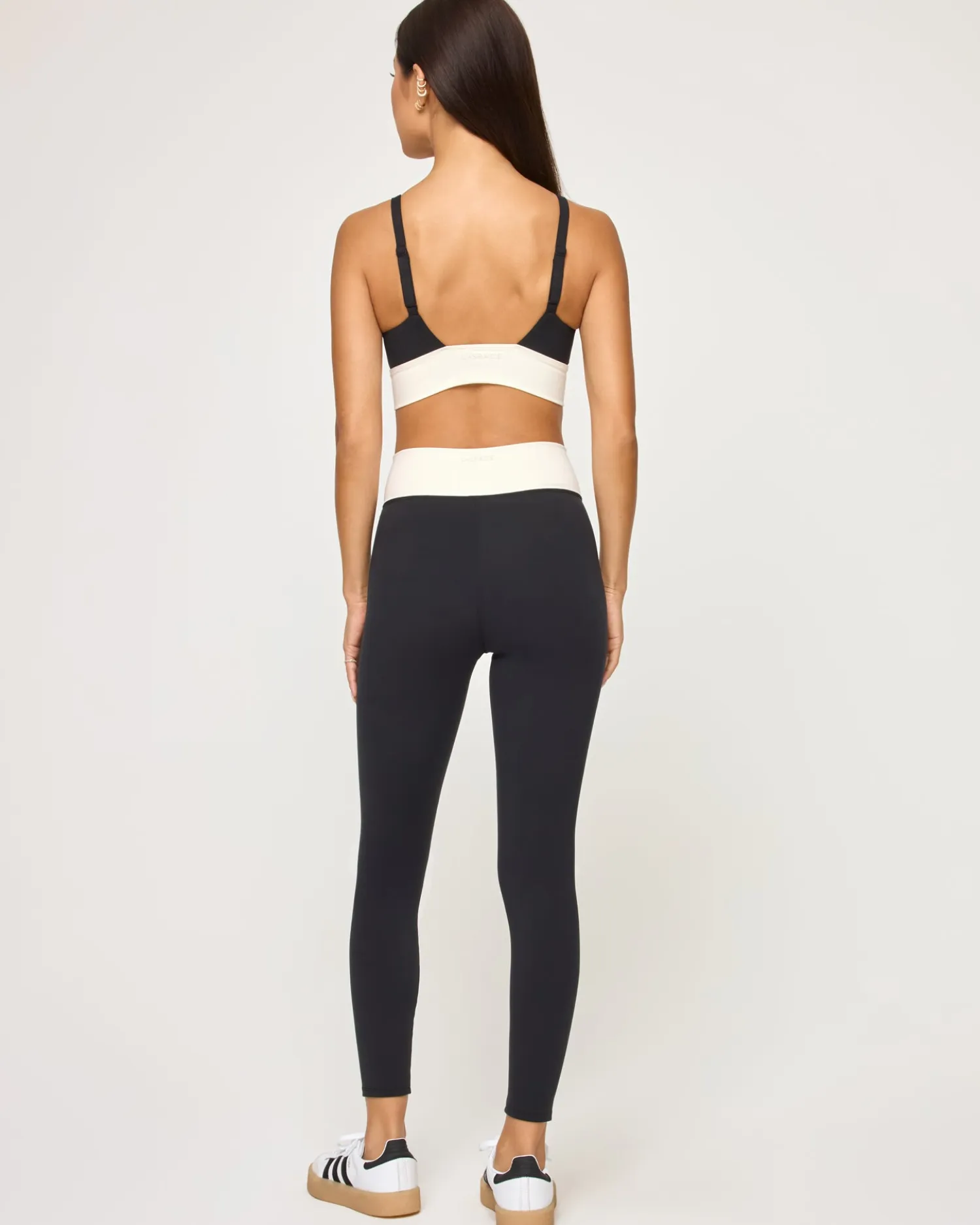 Best Unmatched Legging - Black-Cream Bottoms