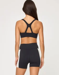 Hot Uppercut Bra - Black-Cream Tops & Bras