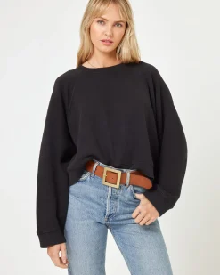 Clearance Vincent Pullover - Black Tops & Bras|Loungewear