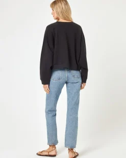 Clearance Vincent Pullover - Black Tops & Bras|Loungewear