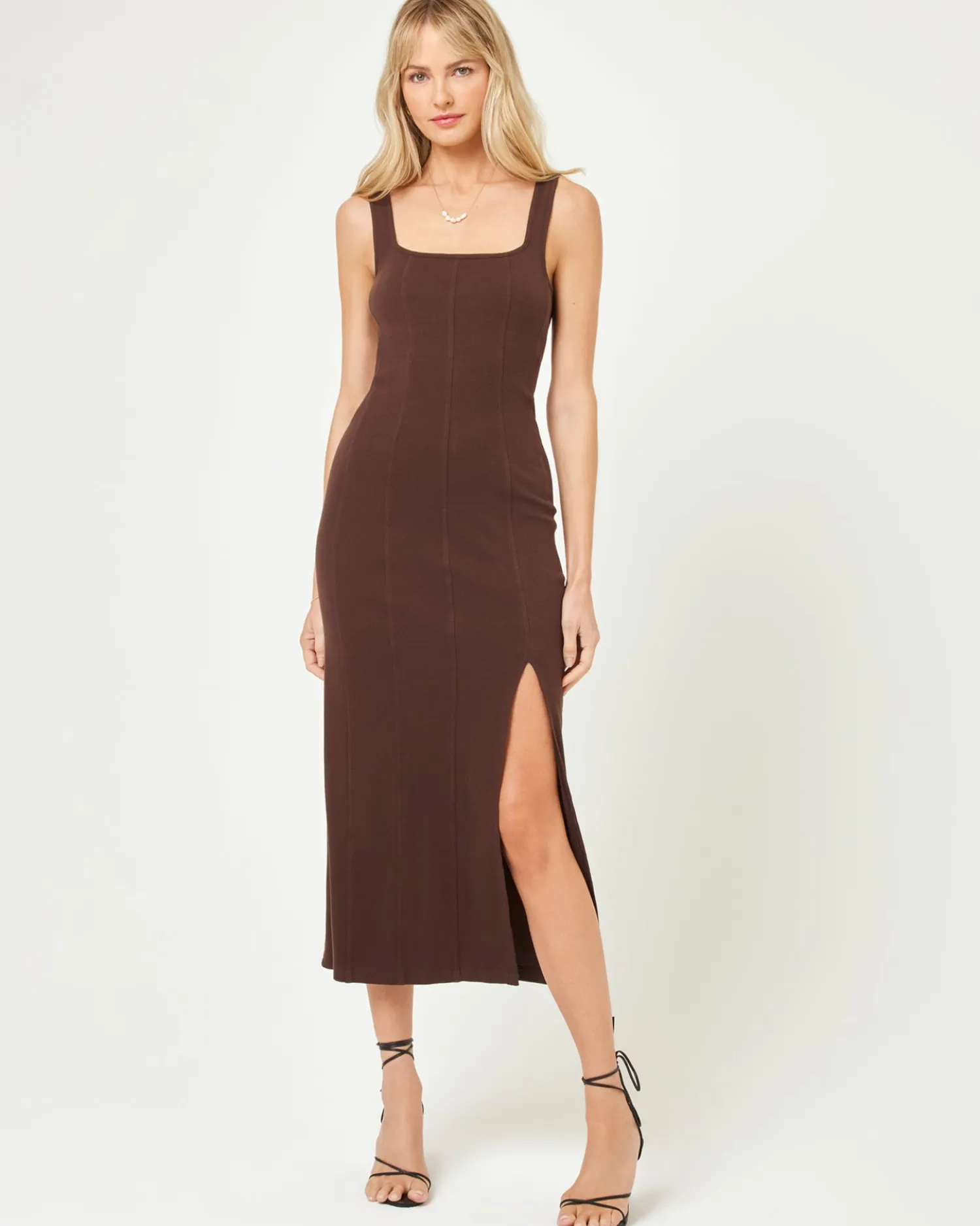Clearance Vivienne Dress - Espresso Dresses|Basics
