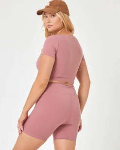 Clearance Warren Crop - Rose Tops & Bras