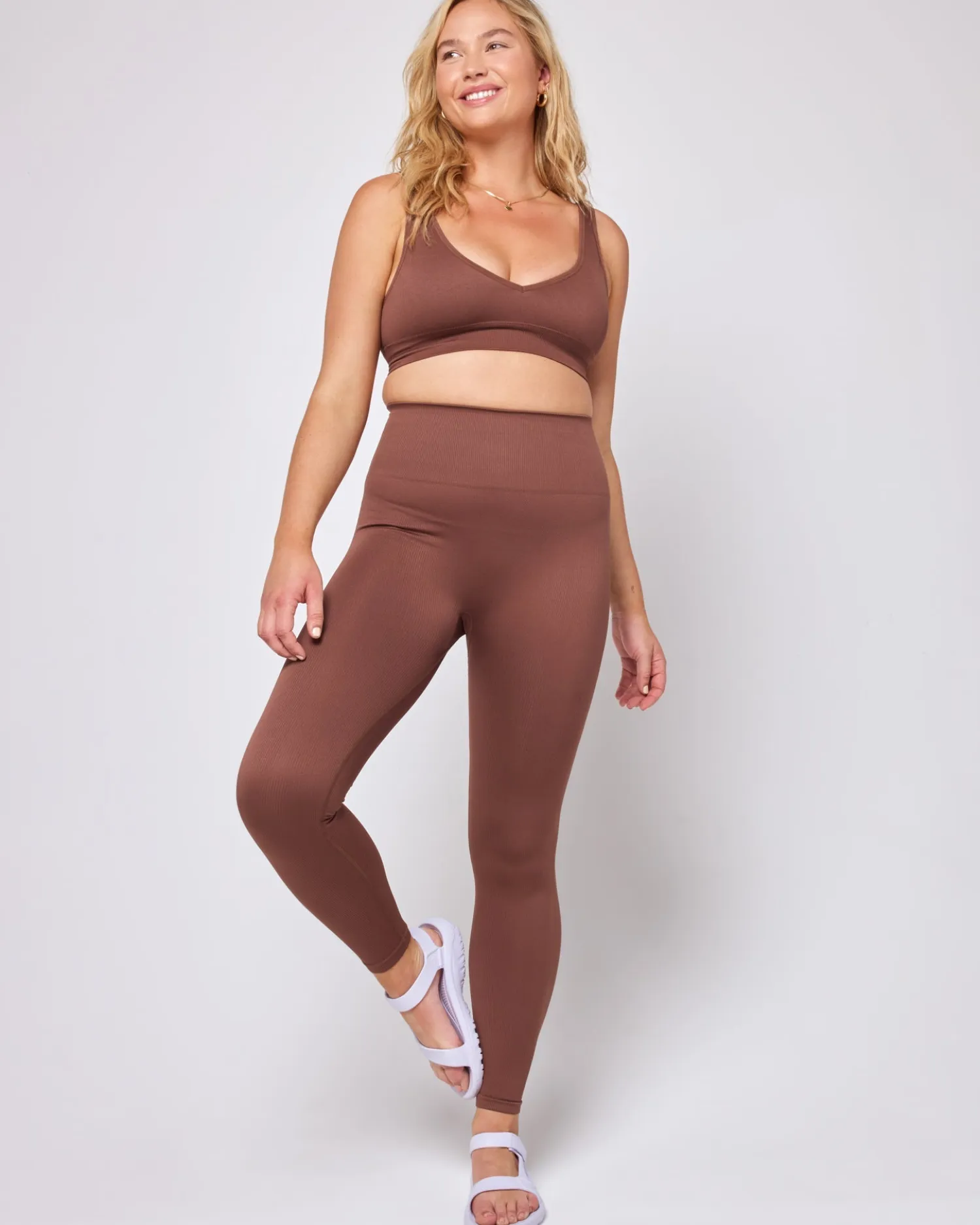 Clearance Work It Legging - Cafe Bottoms